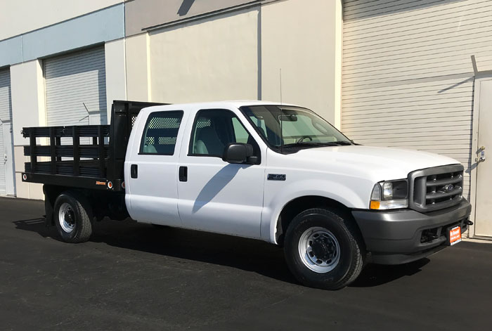 2003 Ford F-350  Crew Cab Stakebed w/ Only 32K #D76049
