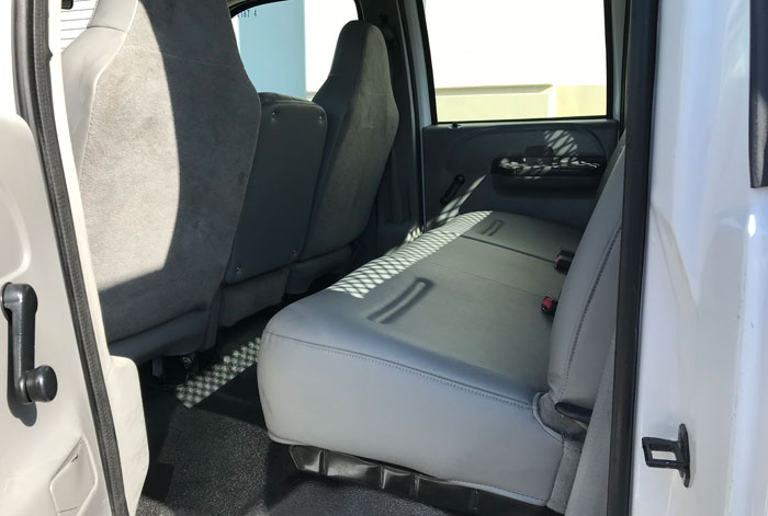 2003 Ford F-350 Crew Cab Stakebed - Driver - Inside View 2