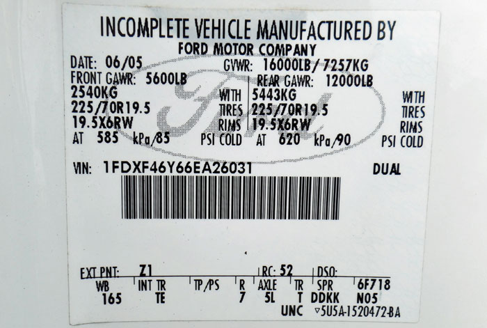2006 Ford F-450 12’ Stakebed w/ Only 70K - Federal Label