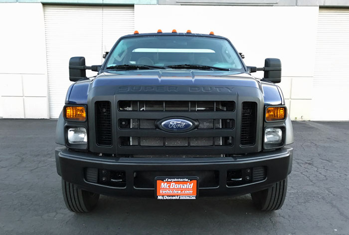 2008 Ford F-450 XL 12' Stakebed Truck - Front View