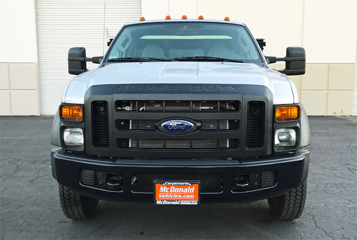2008 Ford F-550 XL 9' Stakebed Truck - Front View