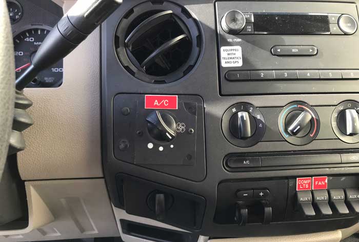 2009 Ford F-350 Super Duty XL Animal Transport/Rescue Utility  - Air Conditioning Unit Control for Utility Compartments</title>
</head>
