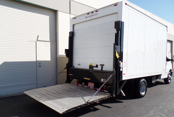 2011 Chev G4500 14’ Refrigerated Van w/ Only 27K, Electric Standby & Railgate - 2,000 Lbs. Aluminum Rail Gate Extended 