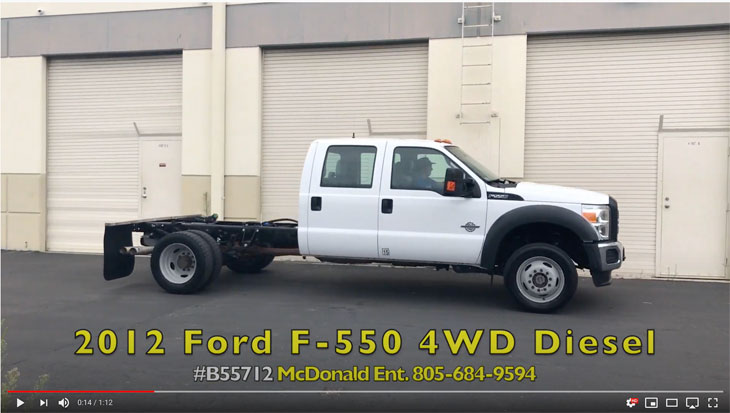 2012 Ford F-550 4 x 4 6.7L Power Stroke Diesel Cab & Chassis on YouTube