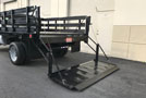 2008 Ford F-550 9' Stakebed- Rear View - Liftgate 1