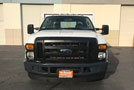 2009 Ford F-350 Crew Dump Truck- Front View
