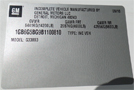2011 Chev G4500 14 Refrigerated Van - Federal Label