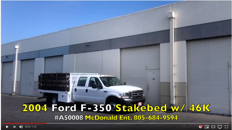 2004 Ford F-350 Crew Cab Stakebed on YouTube