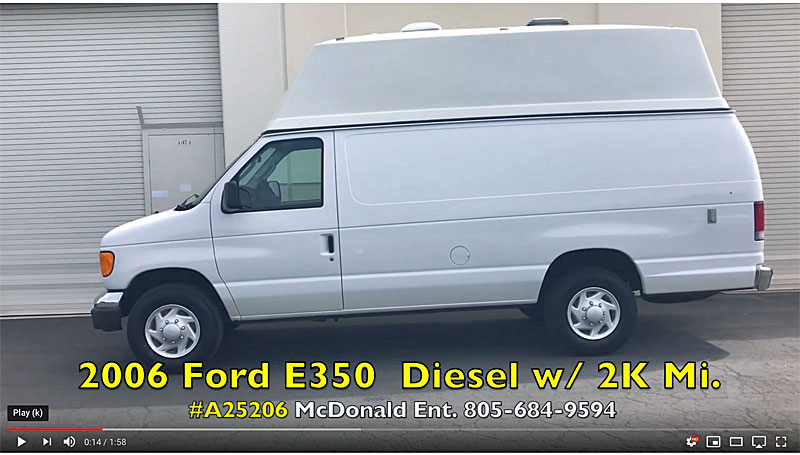 2006 Ford E-350 Extended Hight Top Diesel Van 
 on YouTube