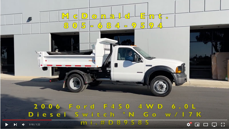 2006 Ford F-450 4WD Power Stroke Diesel Switch 'N Go w/ Only 17K. miles on YouTube