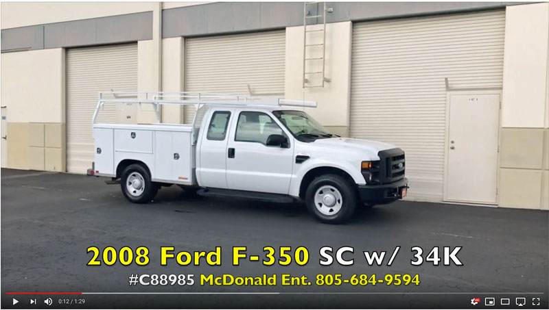 2008 Ford F-350 Super Cab Utility Truck w/ Only 34K on YouTube