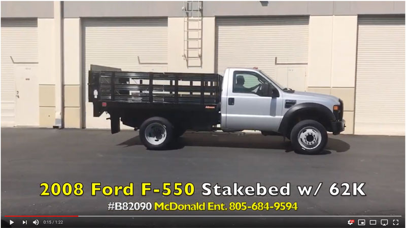 2008 Ford F-550 9' Stakebed w/ Only 62K  on YouTube