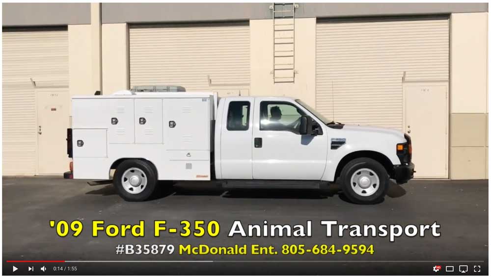 2009 Ford F-350 Extra Cab Animal Transport/Rescue Truck w/ AC in Cargo Compartments & 104K #B35879
 on YouTube