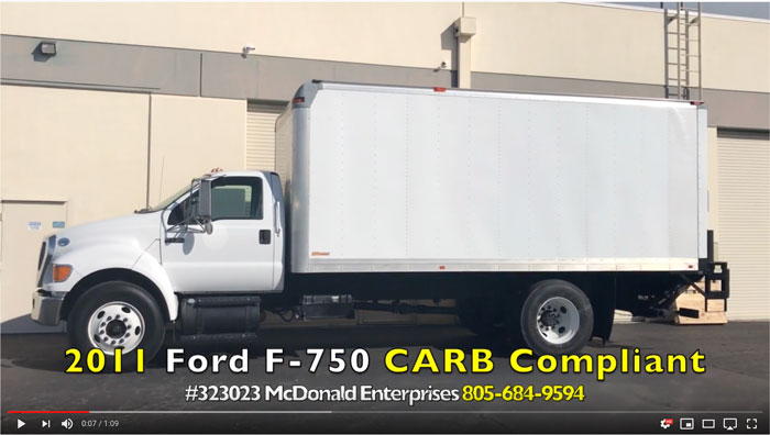 2011 Ford F-750 6.7 L Carb Compliant Cummins Diesel 18' Box Truck w/ 169K  on YouTube