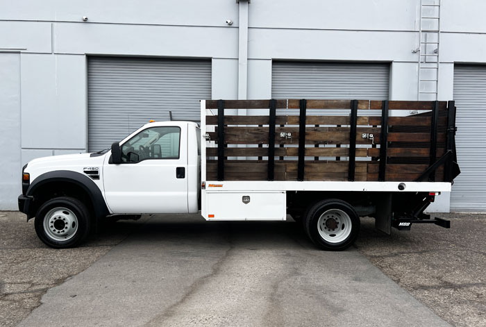 2008 Ford F-450 12' Stakebed - Driver Side