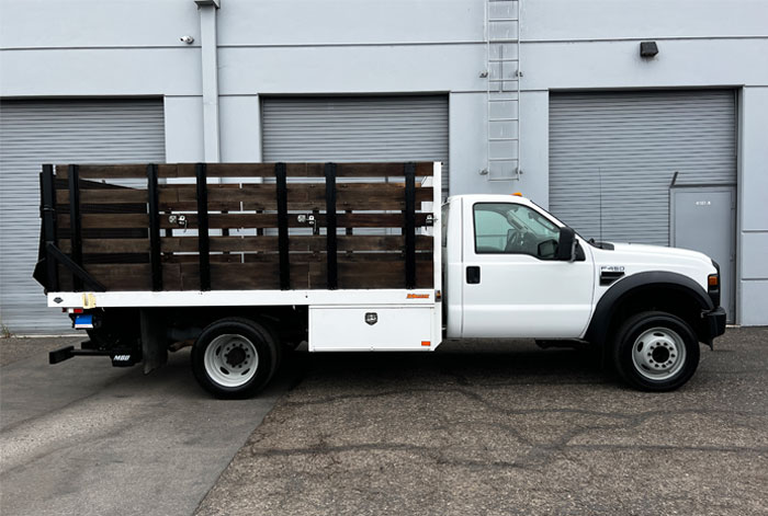 2008 Ford F-450 12' Stakebed - Passenger Side