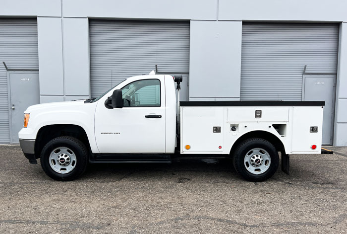 2011 Chevy Silverado C2500HD Utility Truck - Driver Side