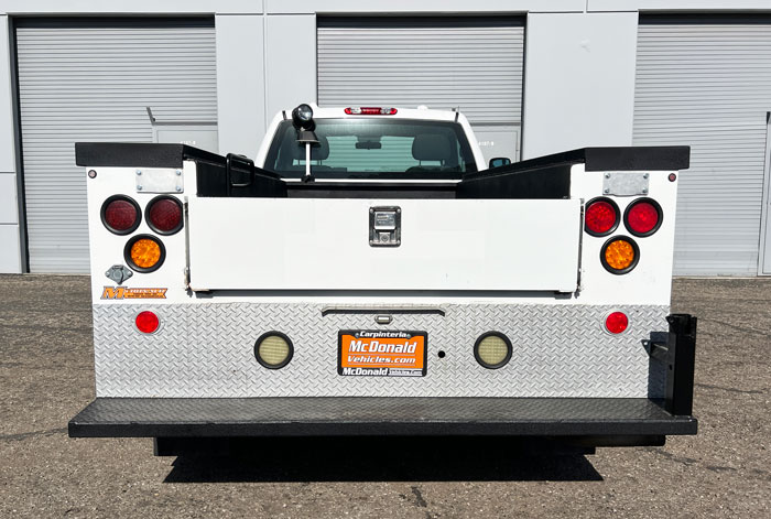 2011 Chevy Silverado C2500HD Utility Truck - Rear View