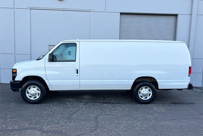 2011 Ford E-350 Extended Cargo w/ 53K - Driver  Side View