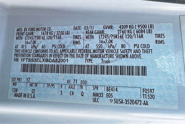 2011 Ford E-350 Extended Cargo w/ 53K - Federal Label