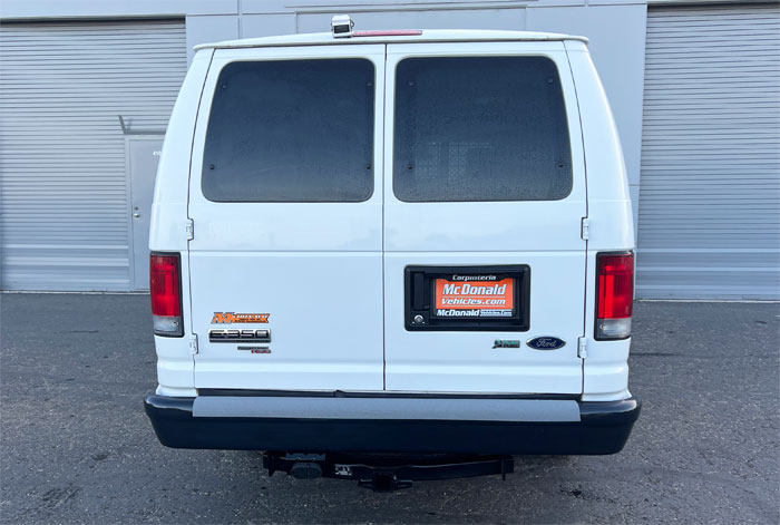 2011 Ford E-350 Extended Cargo w/ 53K - Rear View
