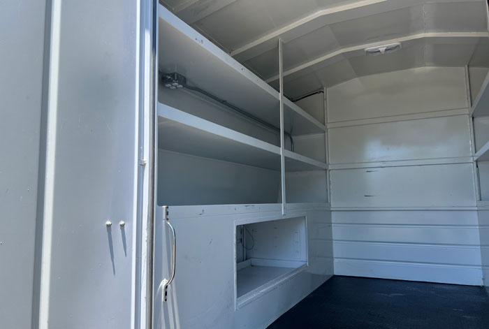 2011 Ford F-350 Utility - Rear Cargo Area - Left Angle