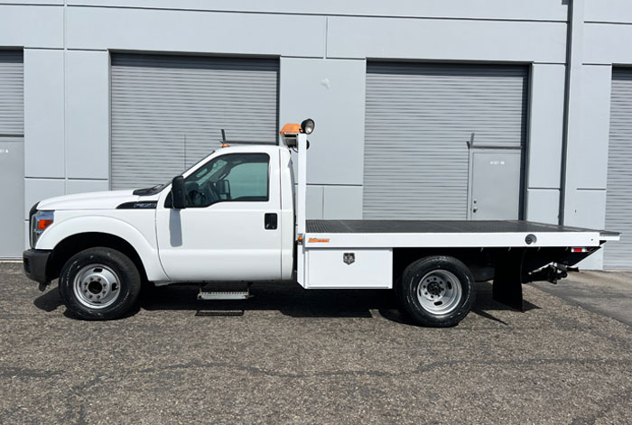 2012 Ford F-350 10' Flatbed - Driver Side