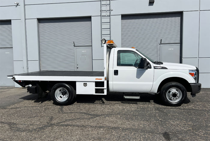 2012 Ford F-350 10' Flatbed - Driver Side