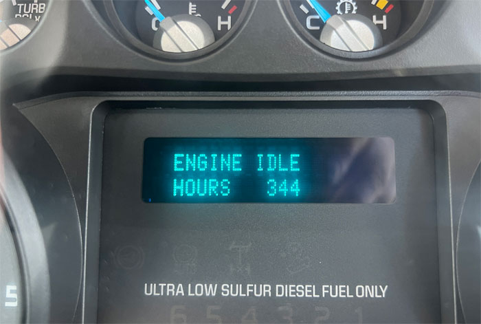 2012 Ford F-450 Cab & Chassis -  Engine Idle Hours