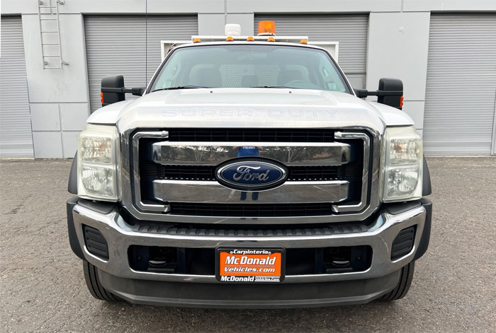 2012 Ford F-550 XLT 12' Stakebed Truck - Front View