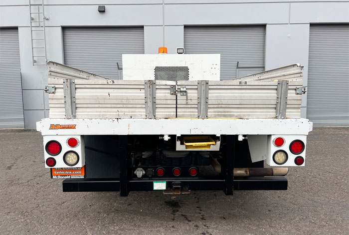 2012 Ford F-550 XLT 12' Stakebed Truck - Rear View