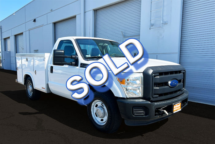 2013 Ford F-250 Utility w/ Only 32k mi. 