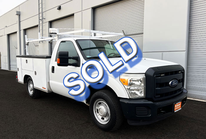 2013 Ford F-250 Utility w/ Only 53k mi. 