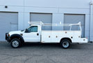 2008 Ford F-459 4WD 11' Utility - Driver Side - Sides Removed
