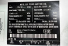 2012 Ford Transit Connect-  Federal Label