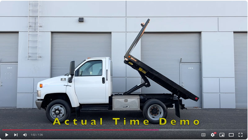 2008 Chevy Kodiak C4500 9'Dump Truck Demo on YouTube