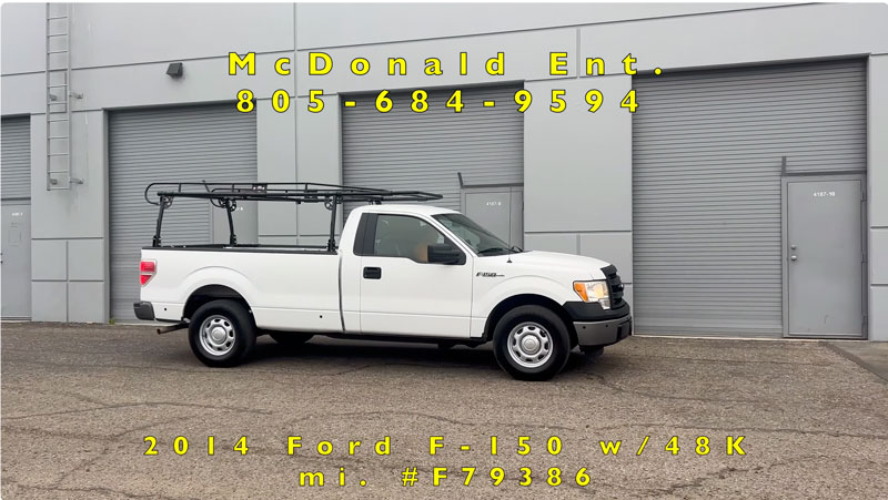 2014 Ford F-150 XL Pickup Truck W/ only 48K. miles on YouTube