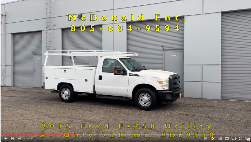 2015 Ford F-250  Utility Truck w/ 72K. miles on YouTube